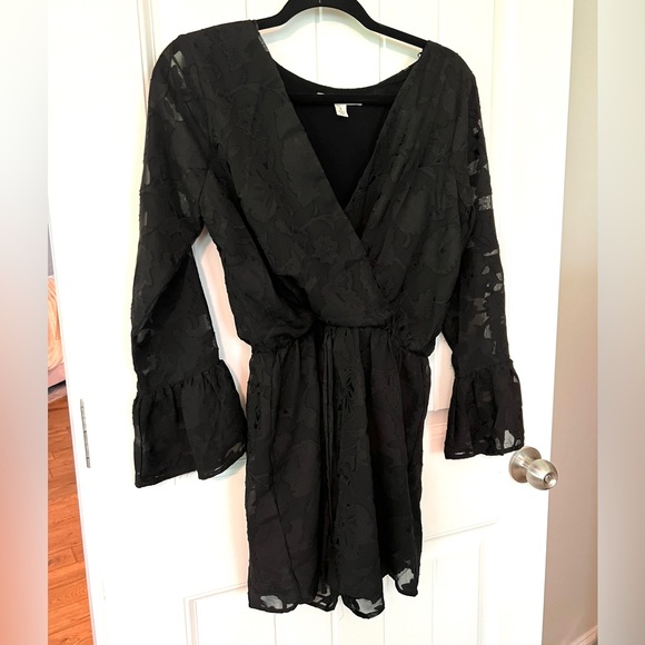 Francesca’s Black Lace Romper - Picture 5 of 9